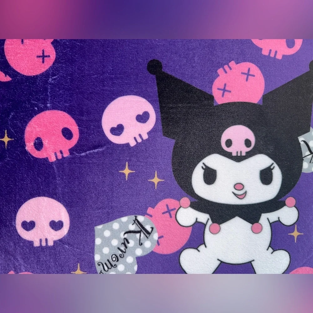 NIP Kuromi Hello kitty door mat💕